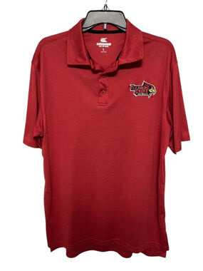 Illinois State Redbirds Golf Polo Wicking Performance Wear Shirt Size Large